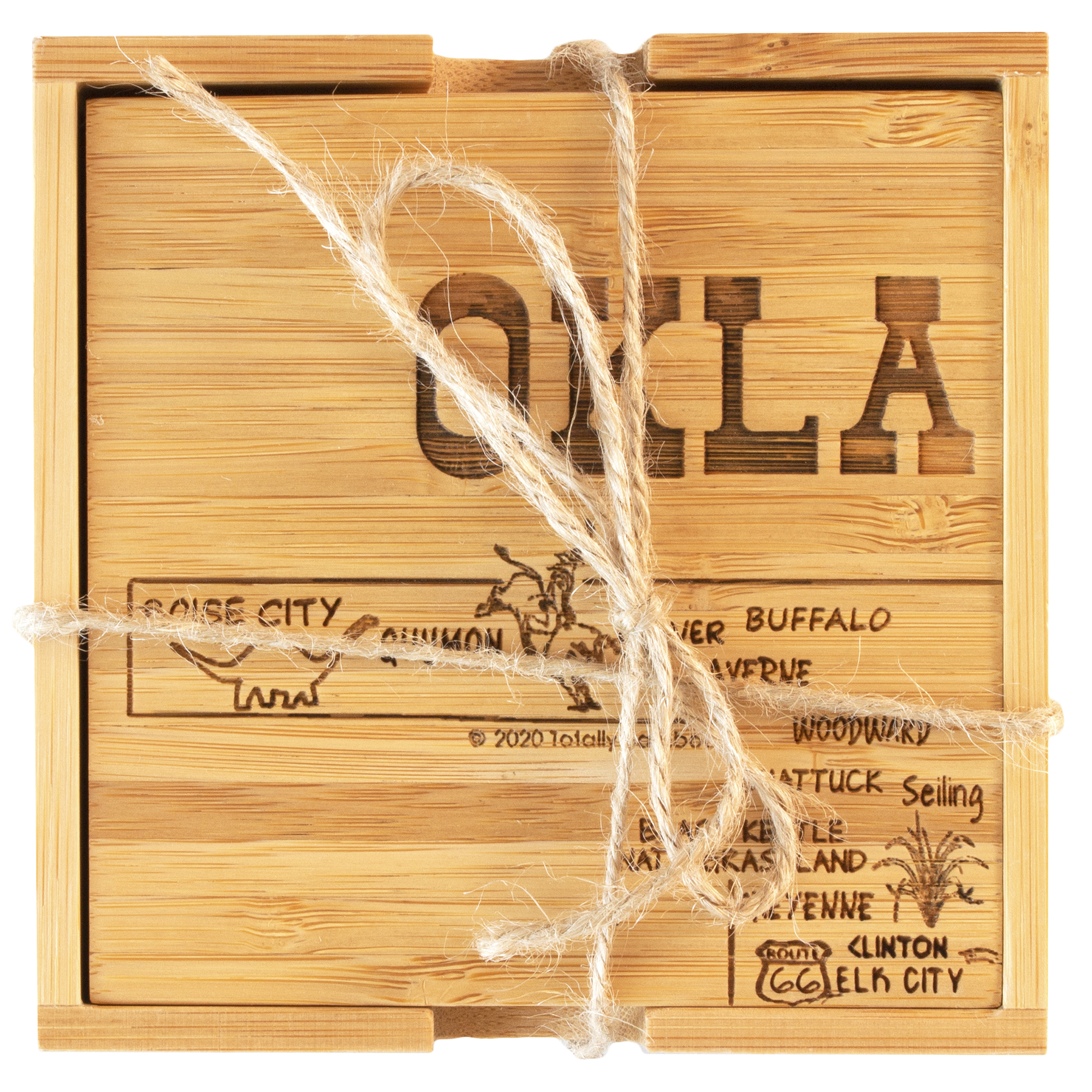 Oklahoma Puzzle Coaster Set 17