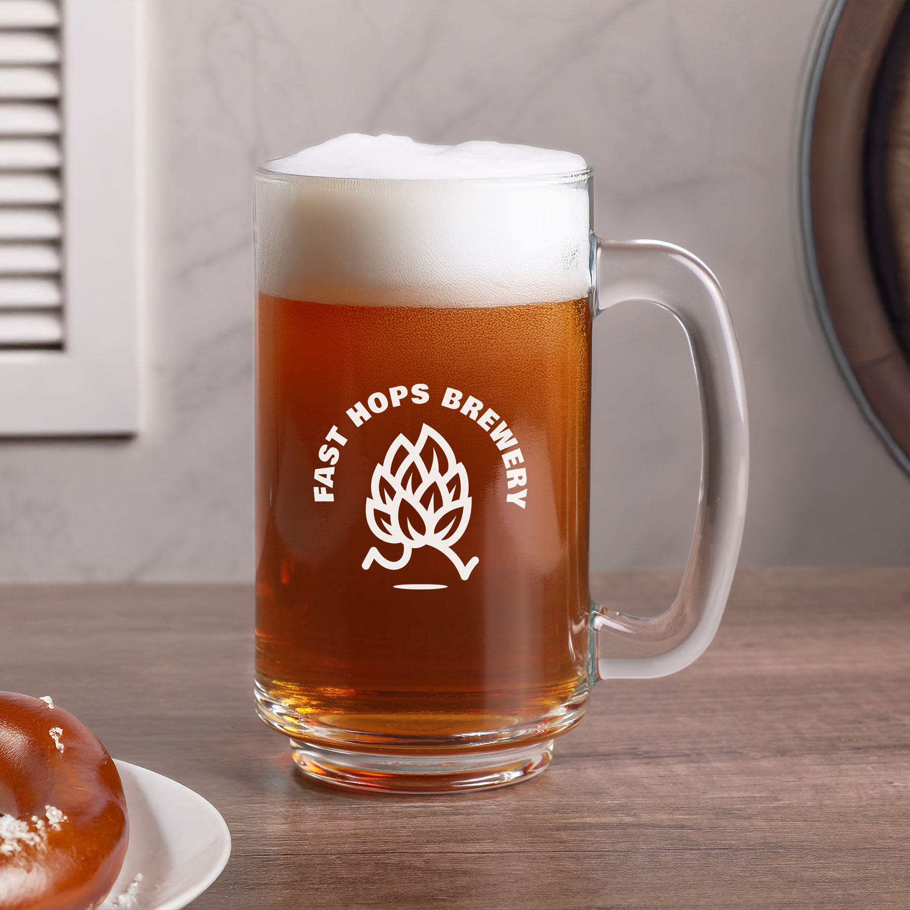 14 Oz. Glass Beer Mug 2