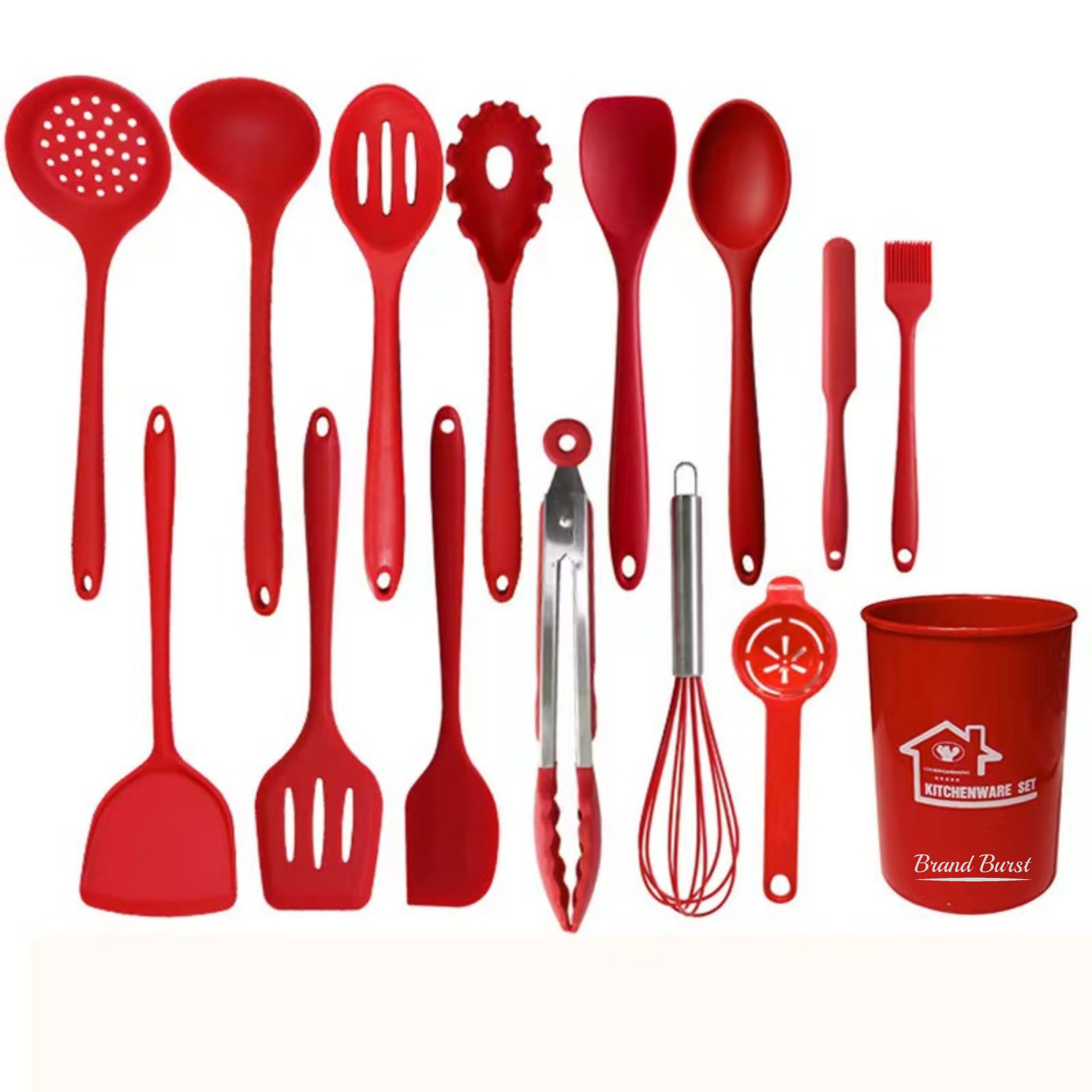 10 Pcs Silicone Kitchen Utensils Set 5