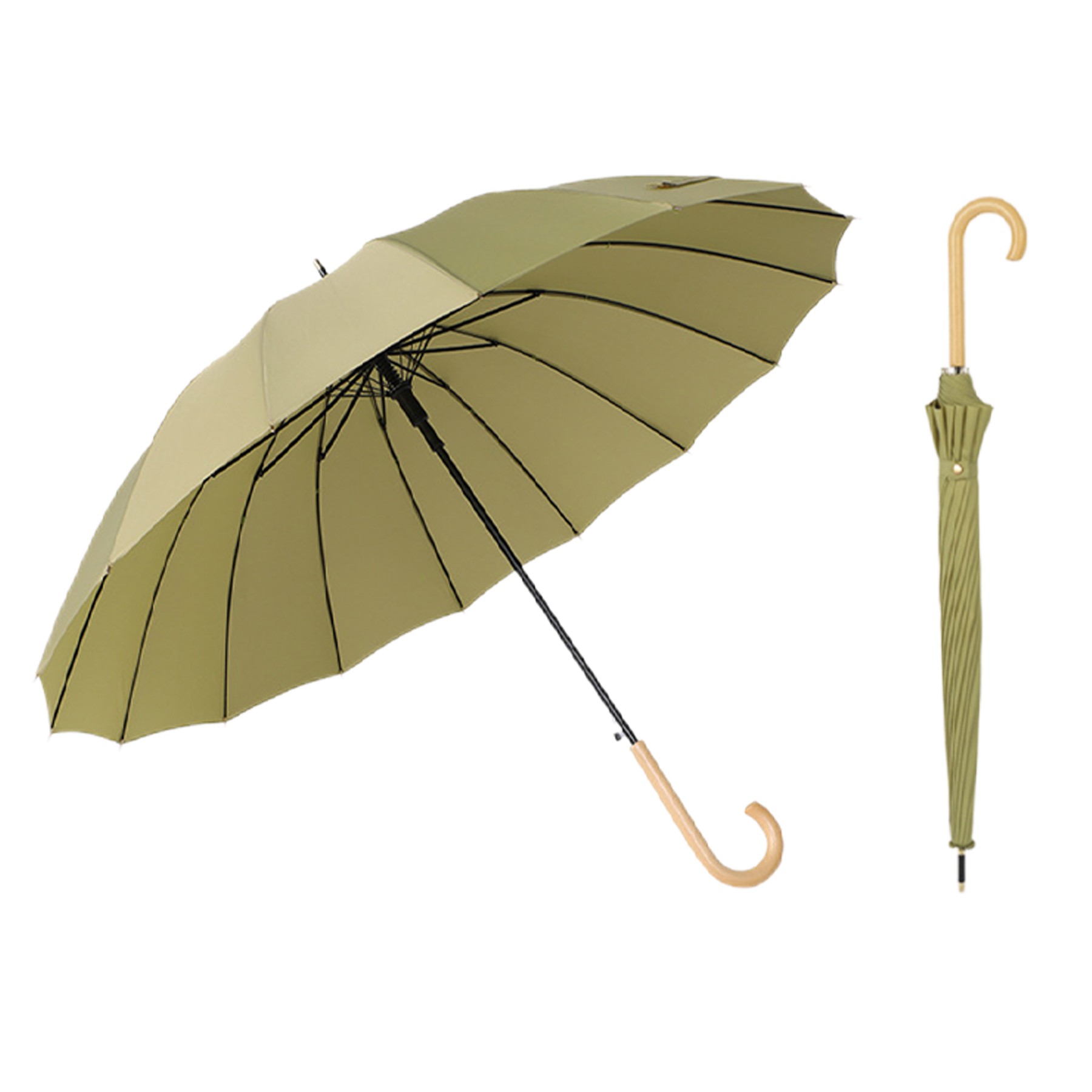 Umbrella With Log Handle 2