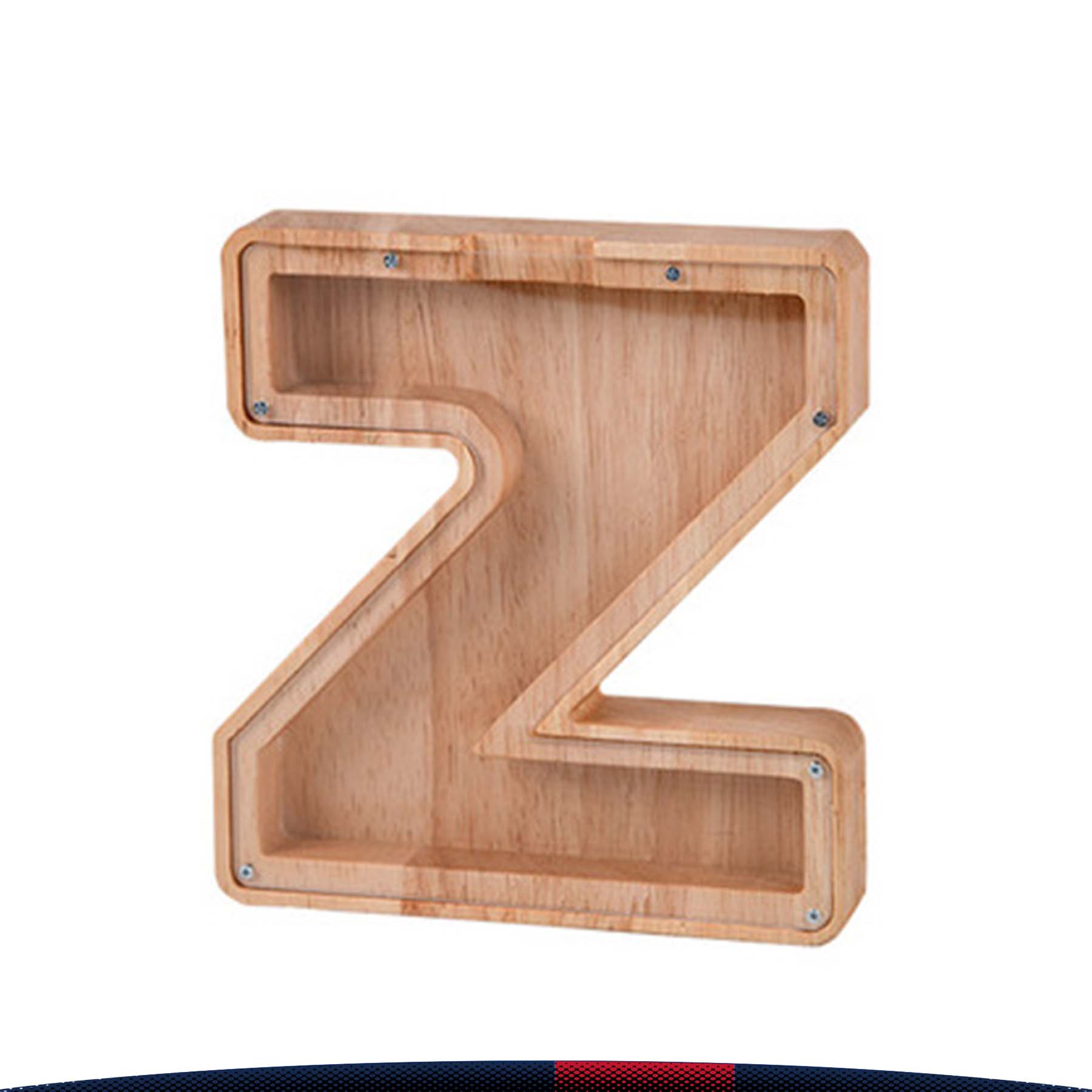 Wooden Letter Money Jar 15
