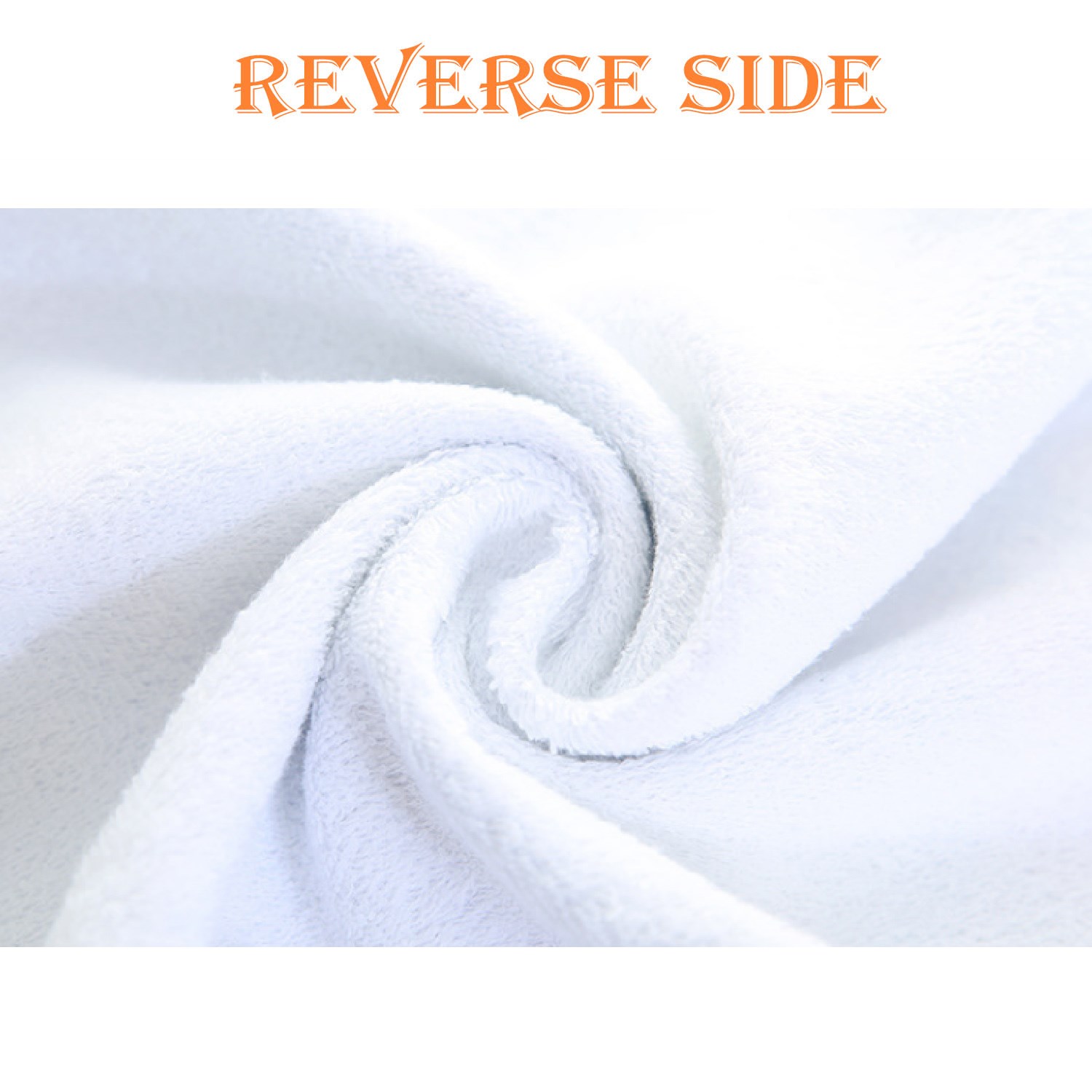 12"x 20" Sublimated Plush Microfiber Golf Towel w/ Grommet & Carabiner 6