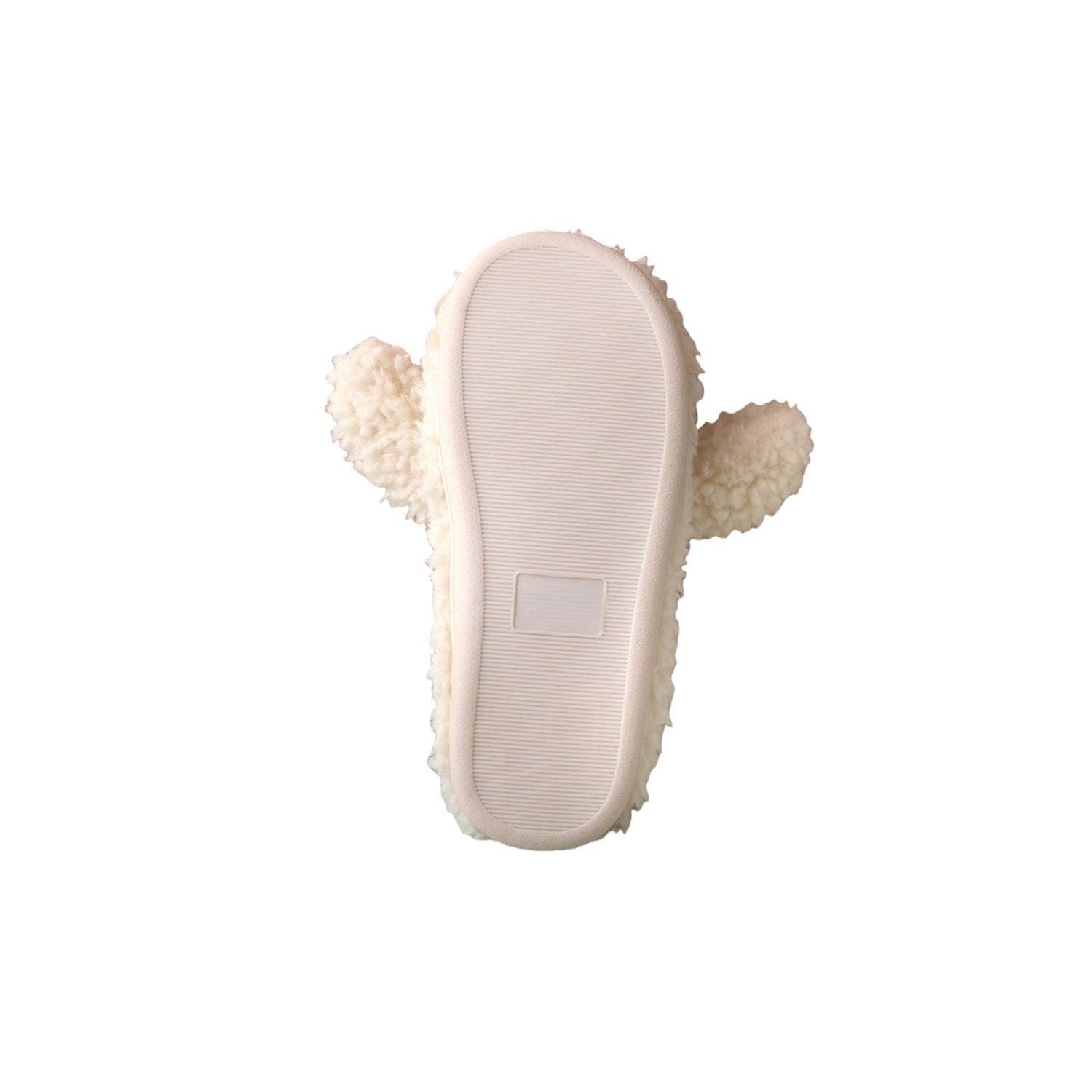 Women's Cute Teddy Animal Home Non Slip Plush Slippers 4