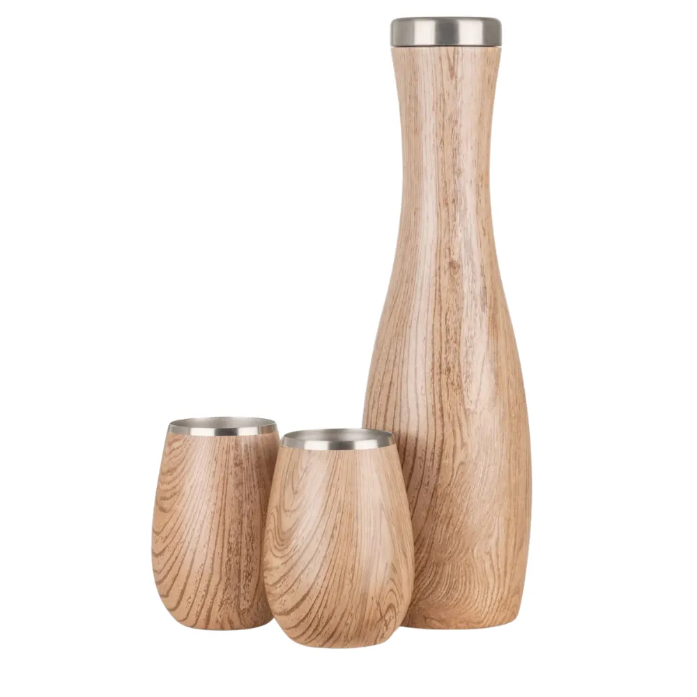 Snowfox Insulated Carafe and Wine Tumbler Set 6