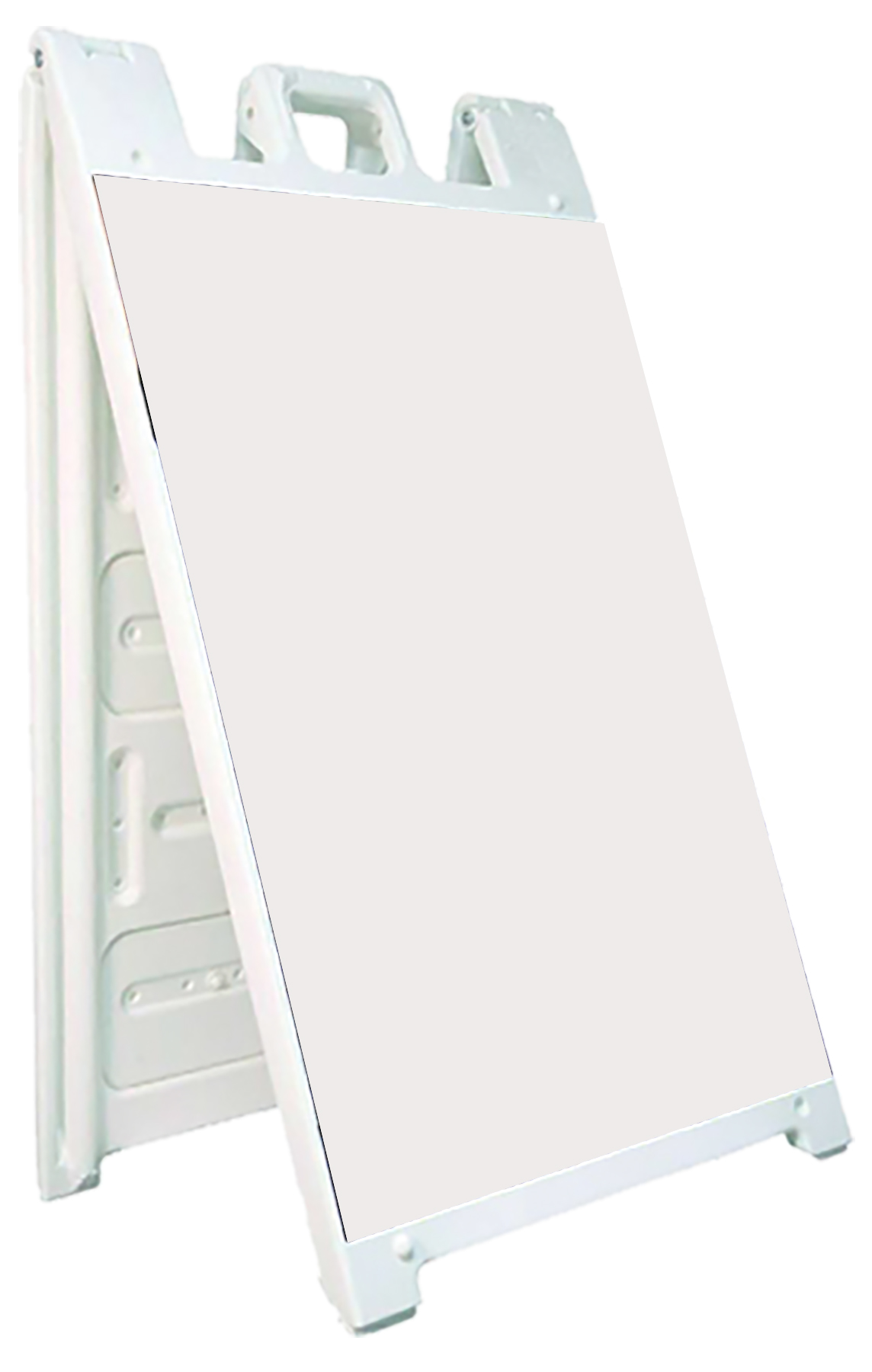 White StandardSandwich Board Display w/ 2 Sided Graphic 1