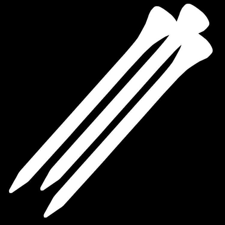 31/4"Imprinted Golf Tees 1