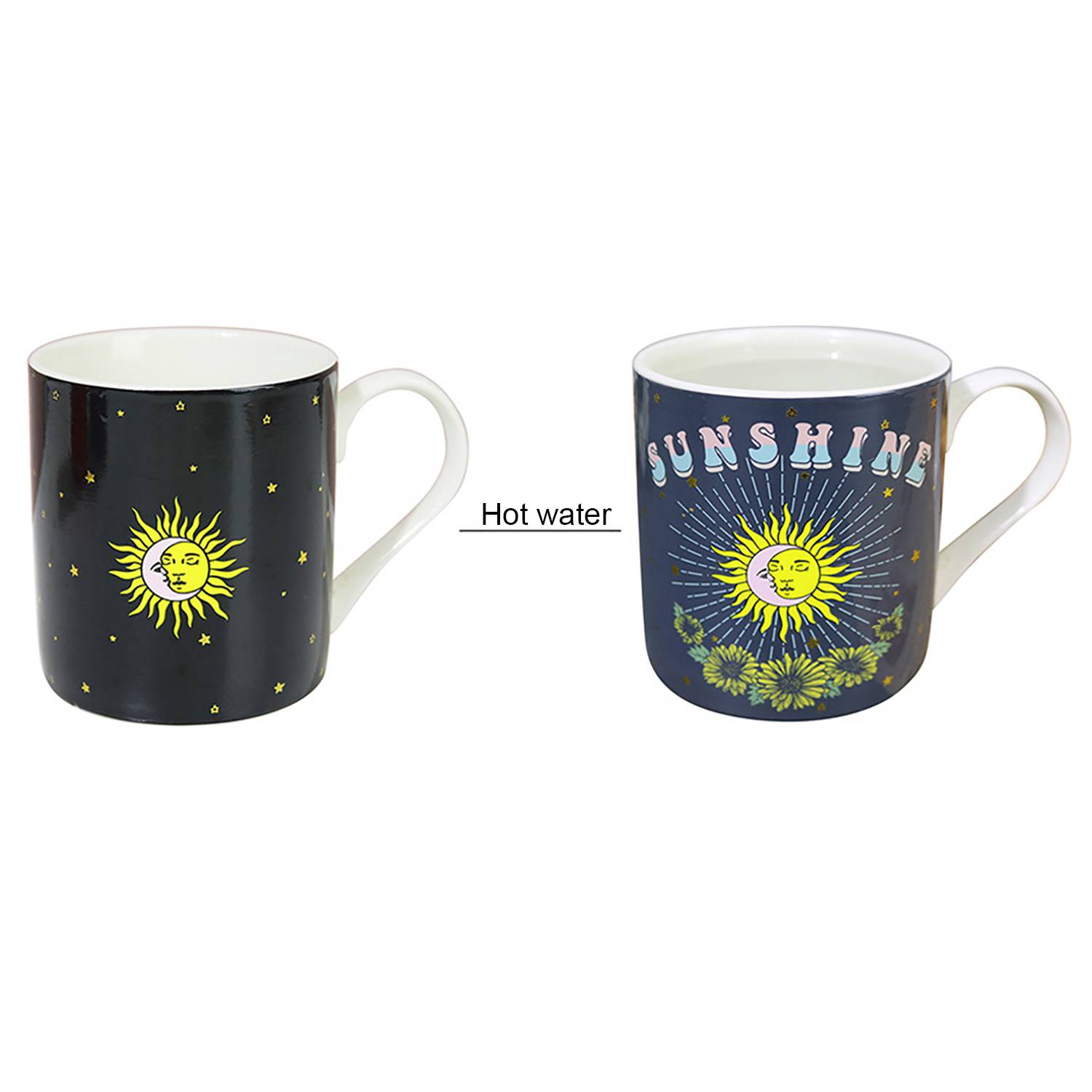 13oz Creative Color-Changing Ceramic Mug for Houehold Office 5