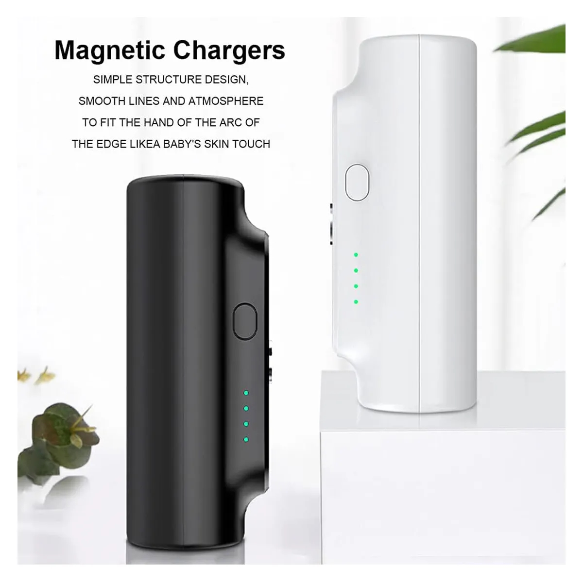 3-In-1 Mini Portable Magnetic Plug Power Bank Station 5