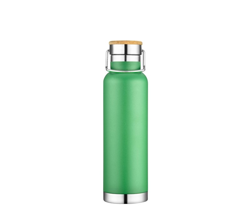 Double Wall Stainless Steel Tumbler with Bamboo Lid, 20 oz. 4