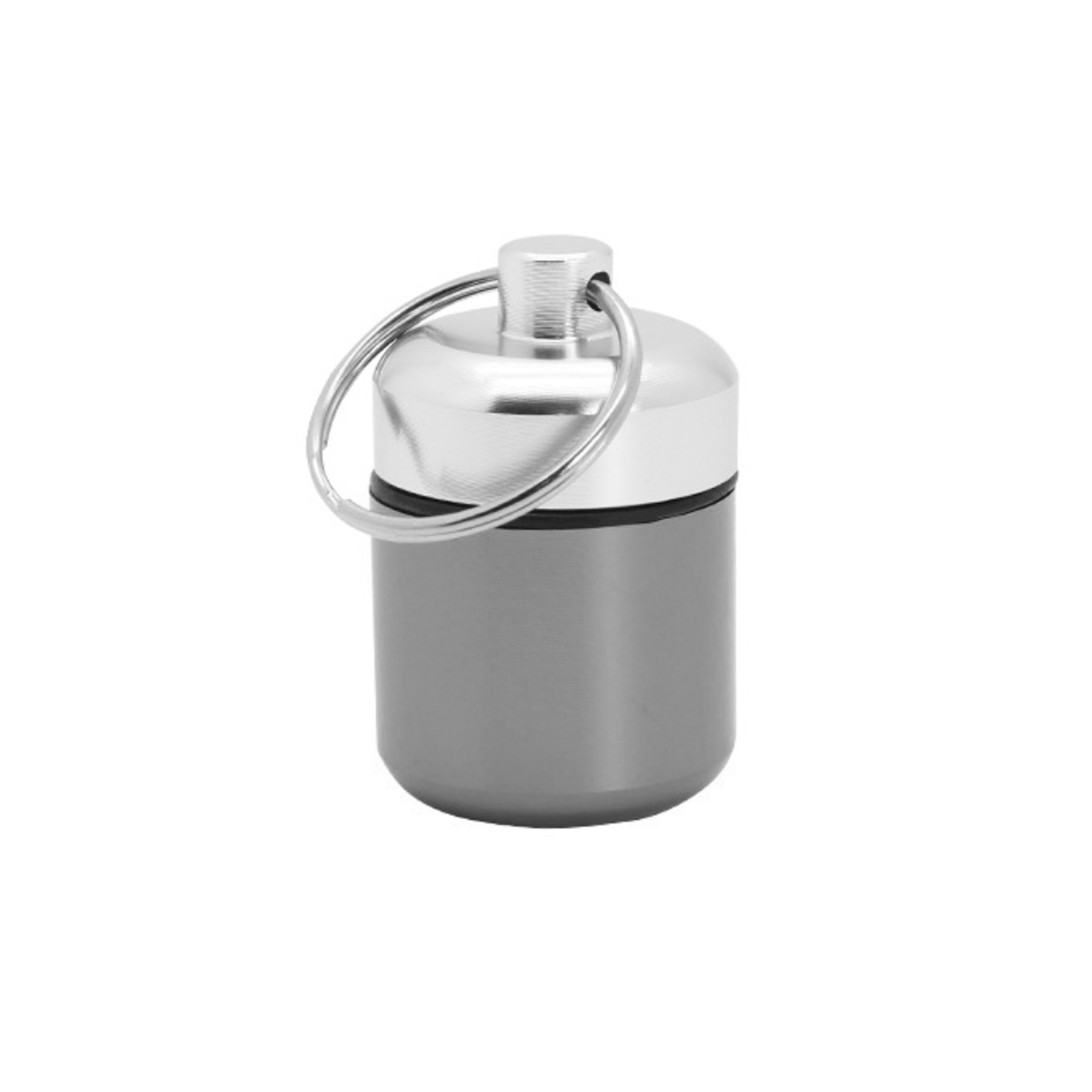 Aluminium Pill Organizer w/ Key Ring 5