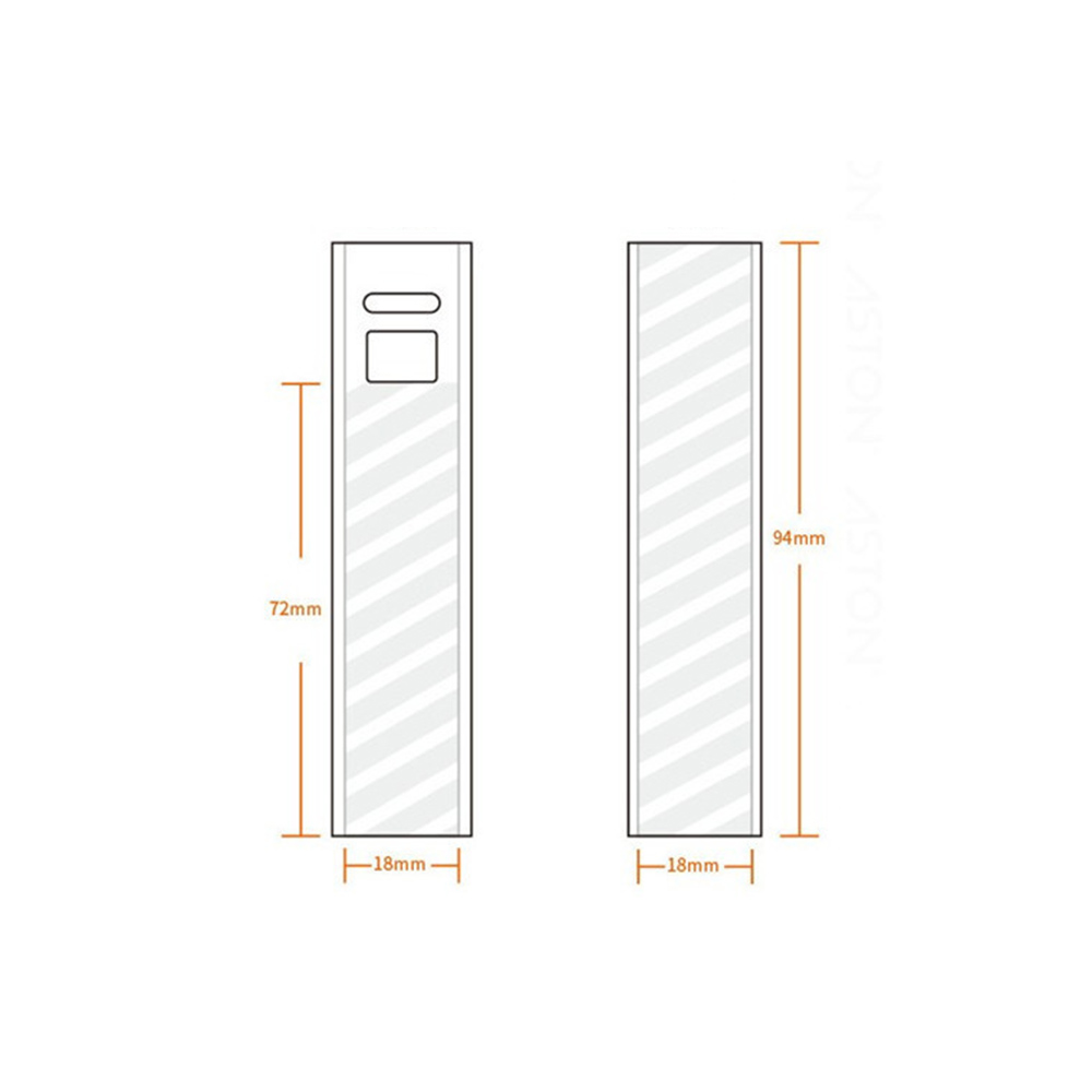 Power Bank Aluminum - 2200 mAh 2