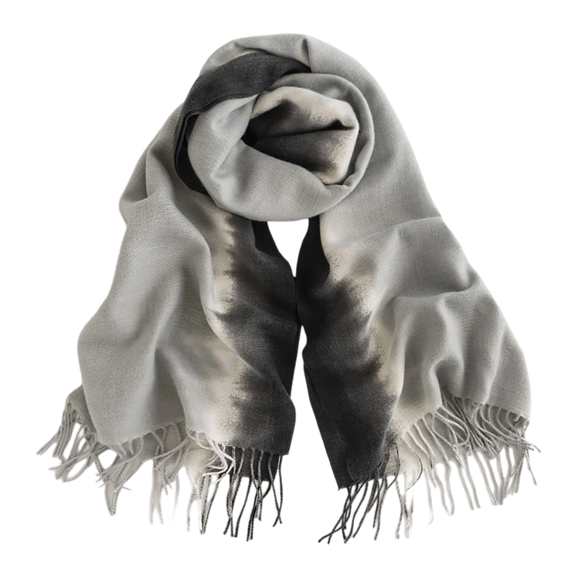 Faux Cashmere Gradient Shawl Scarf 78.8" Length x 25.6" Width 2