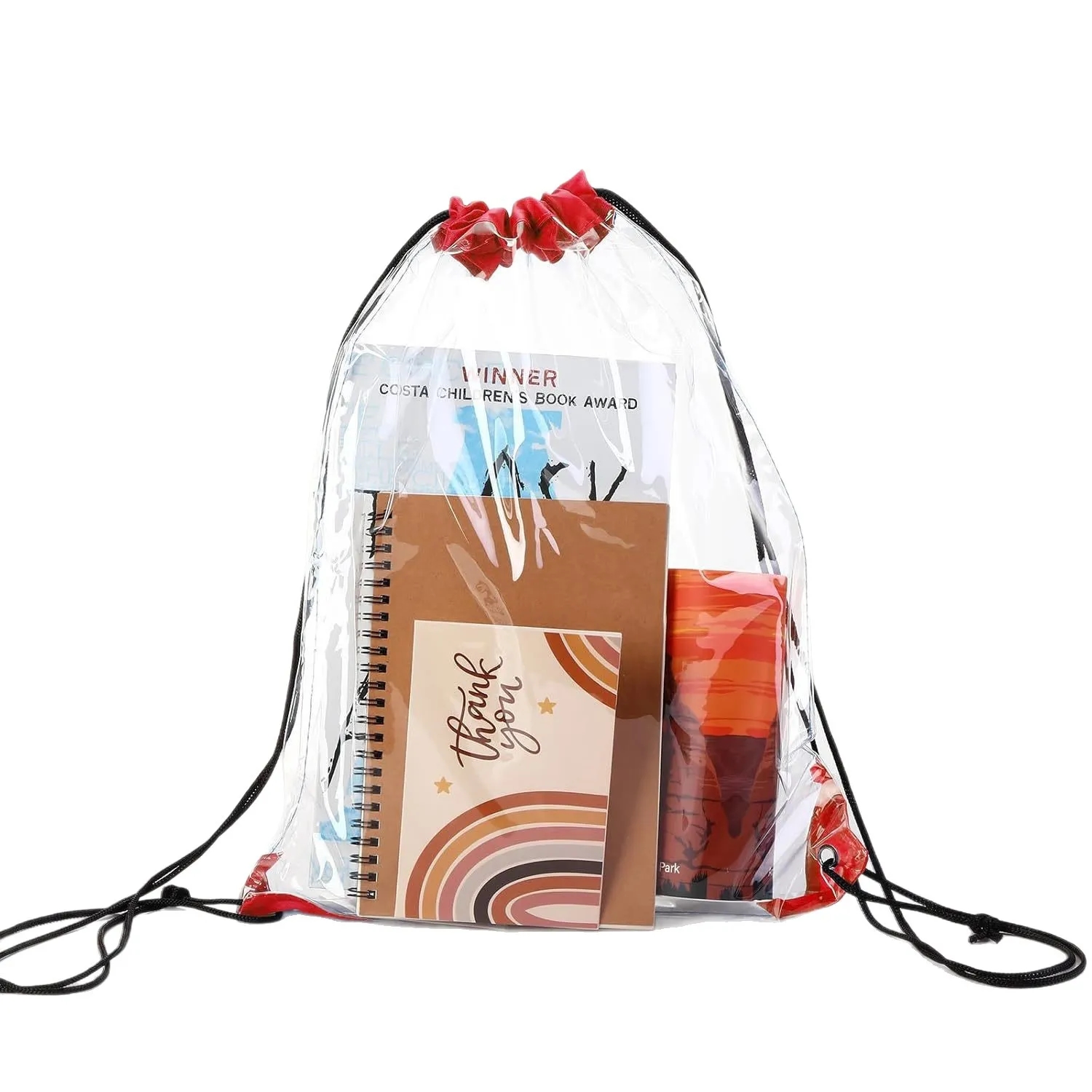 Clear Stadium Drawstring Backpack 1