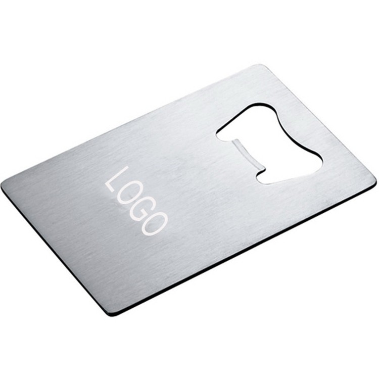 Credit Card Polished Bottle Opener 1