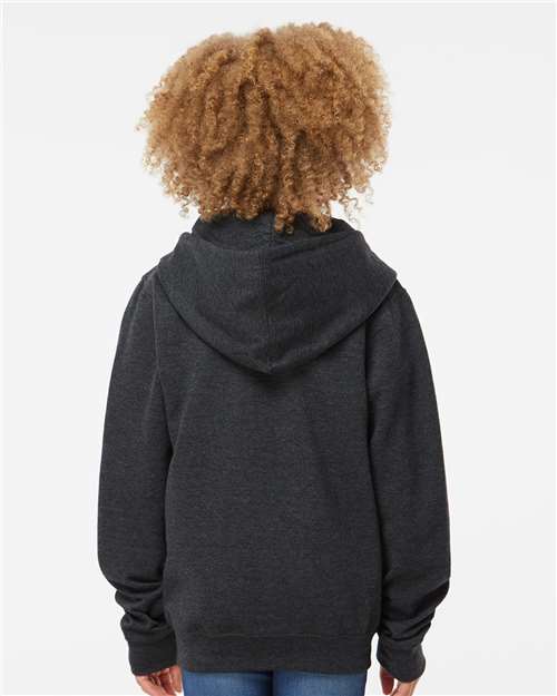 Youth Midweight Full-Zip Hooded Sweatshirt - SS4001YZ 5