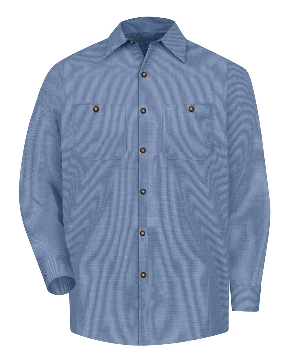 Men's Tall Industrial Long Sleeve Work Shirt - SP14T 3