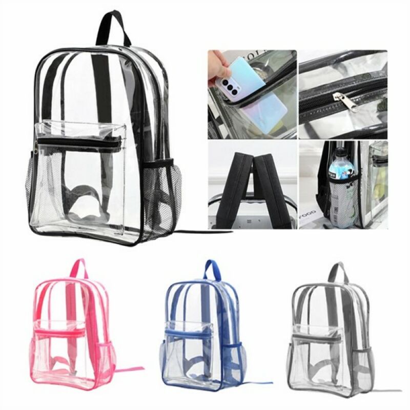 Clear Zipper Backpack