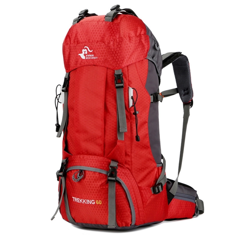60L Waterproof Hiking Backpack - Daypack With Rain Cover 12