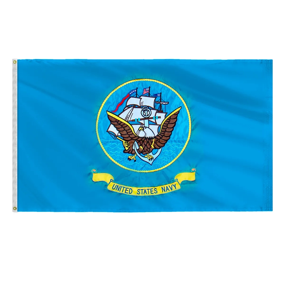 Applique & Embroidered Flag 6' x 10' Nylon 6