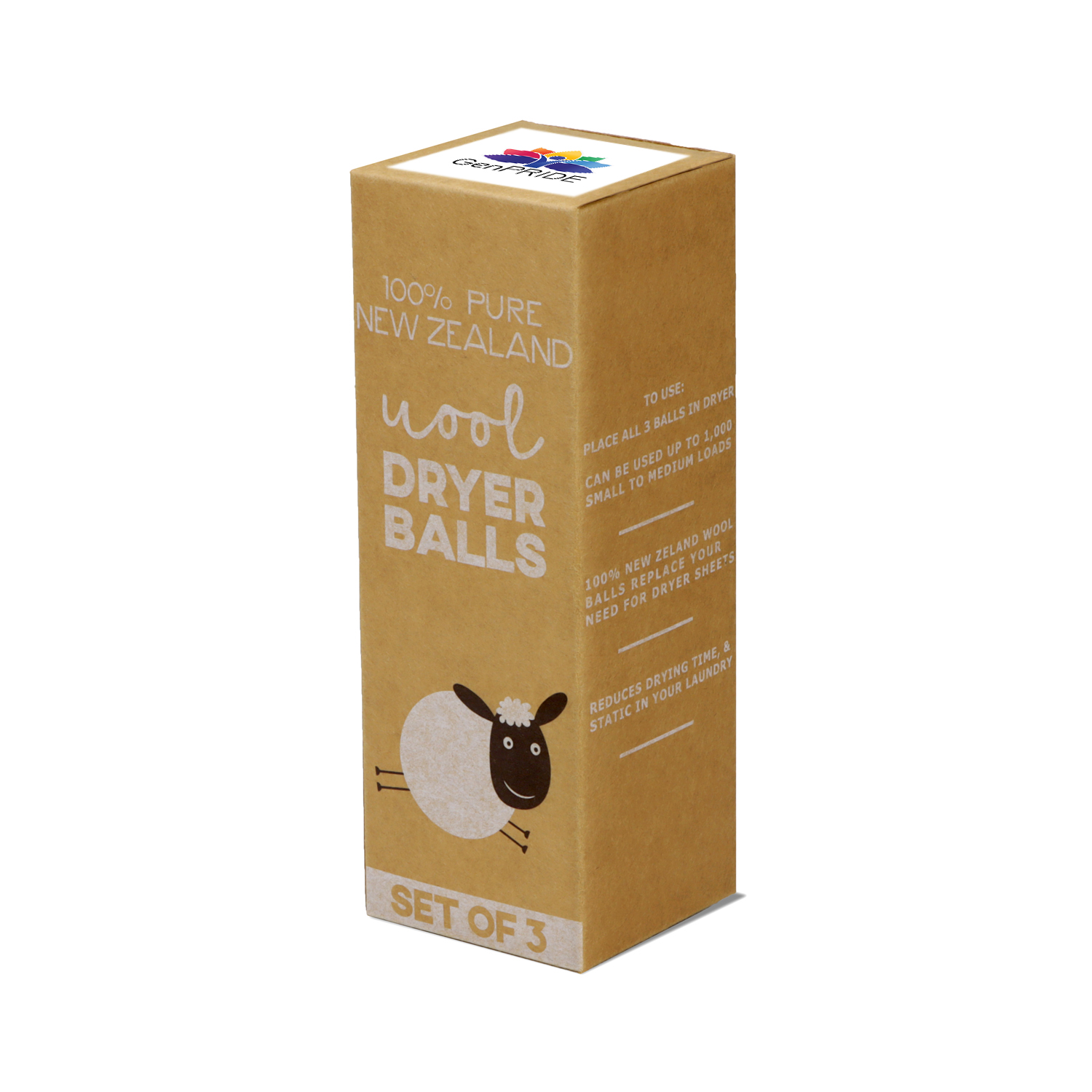 100% Pure New Zealand Wool Dryer Balls 3