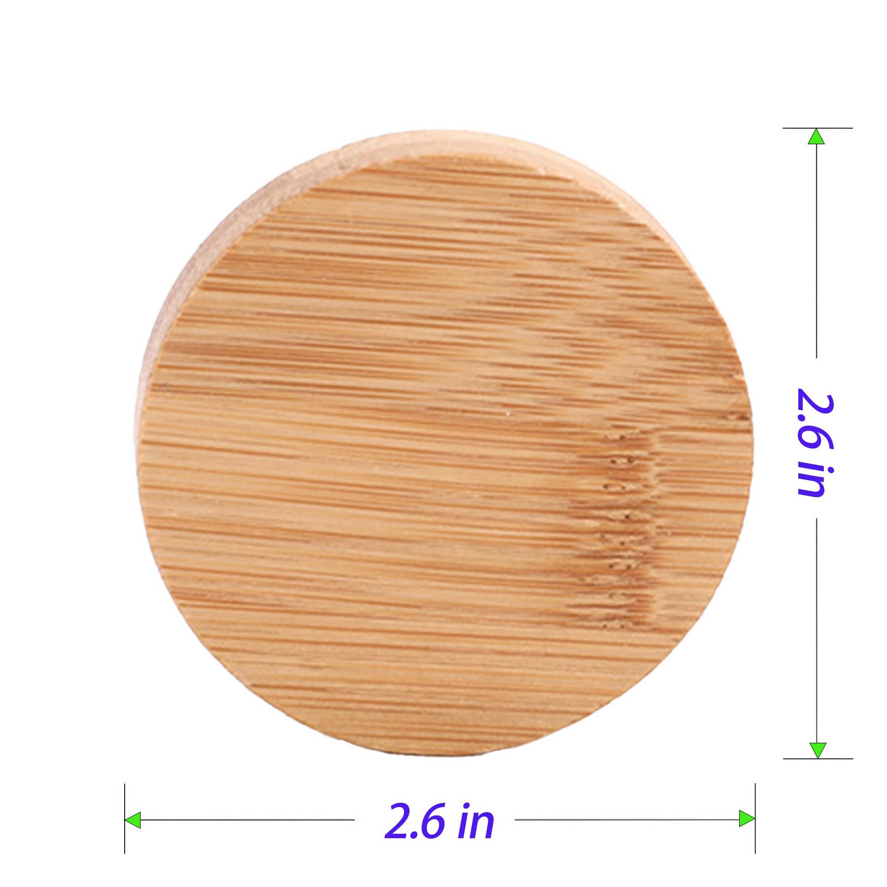 Bamboo Round Shape Bottle Openers 5