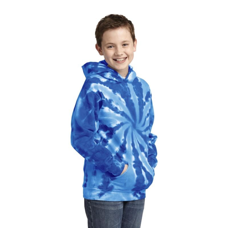 Port & Company Youth Tie-Dye Pullover Hooded Sweatshirt. 52