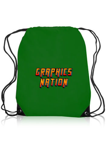 Black Trim Drawstring Bags 46