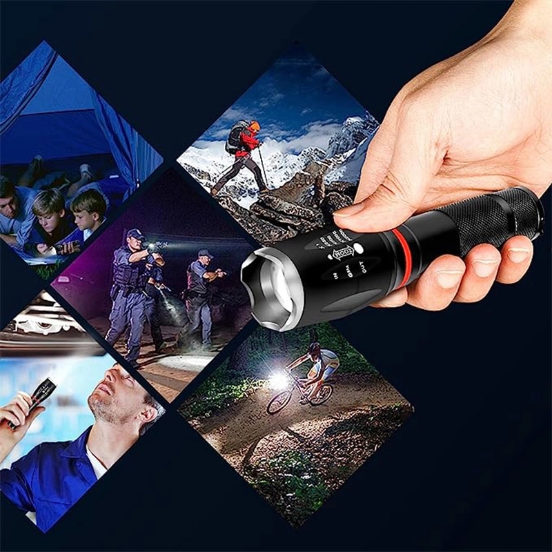 LED Tactical COB Flashlight 4