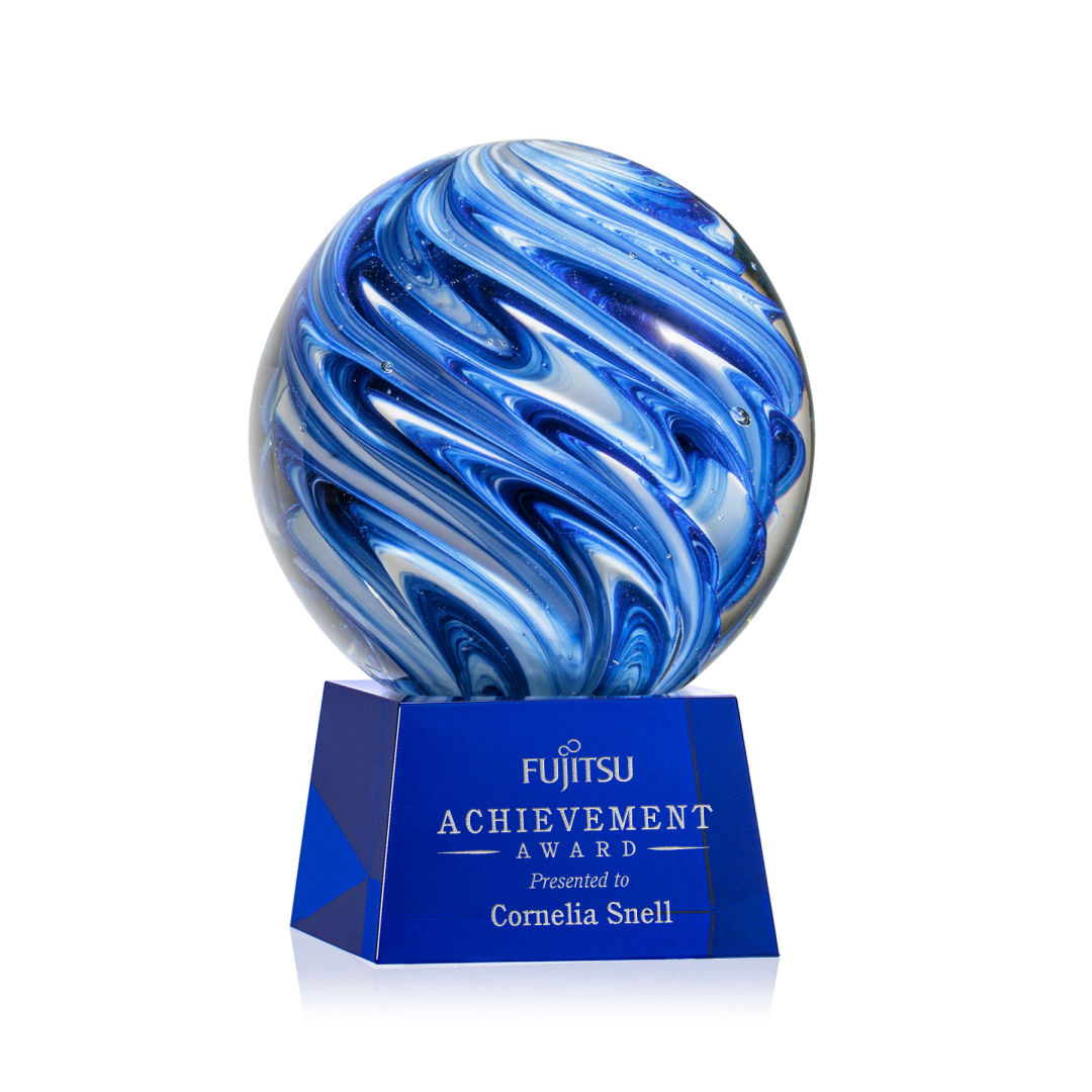 Naples Award on Robson Base - Blue 8