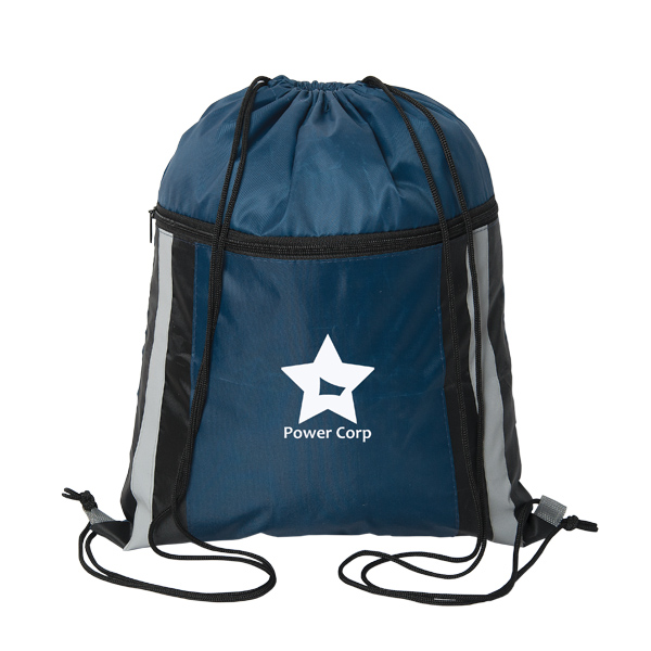 Cinch Dazzler Reflective Drawstring Bag 3