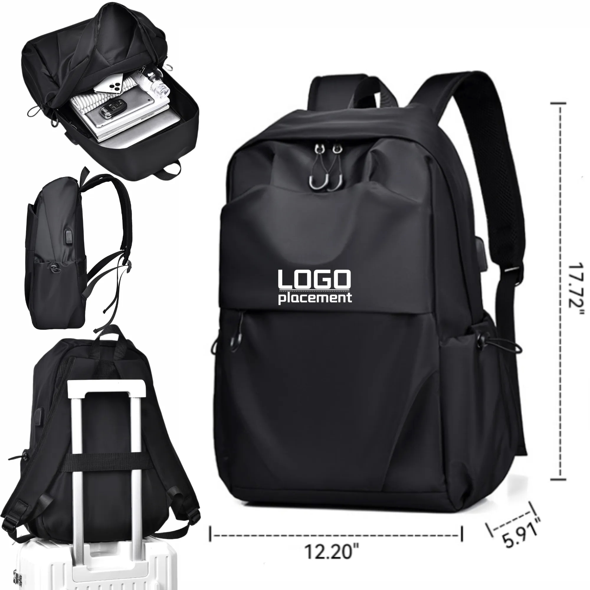 Waterproof Travel Laptop Backpack, Lightweight For Men 5