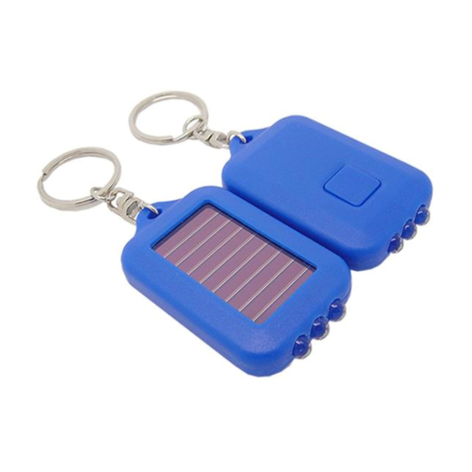 Solar Powered LED Keychain Flashlight 1