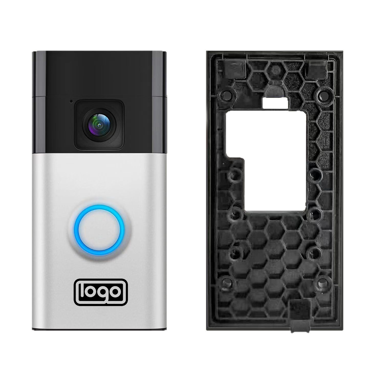 Anti-Theft Doorbell Bracket-No Drilling Required, Private