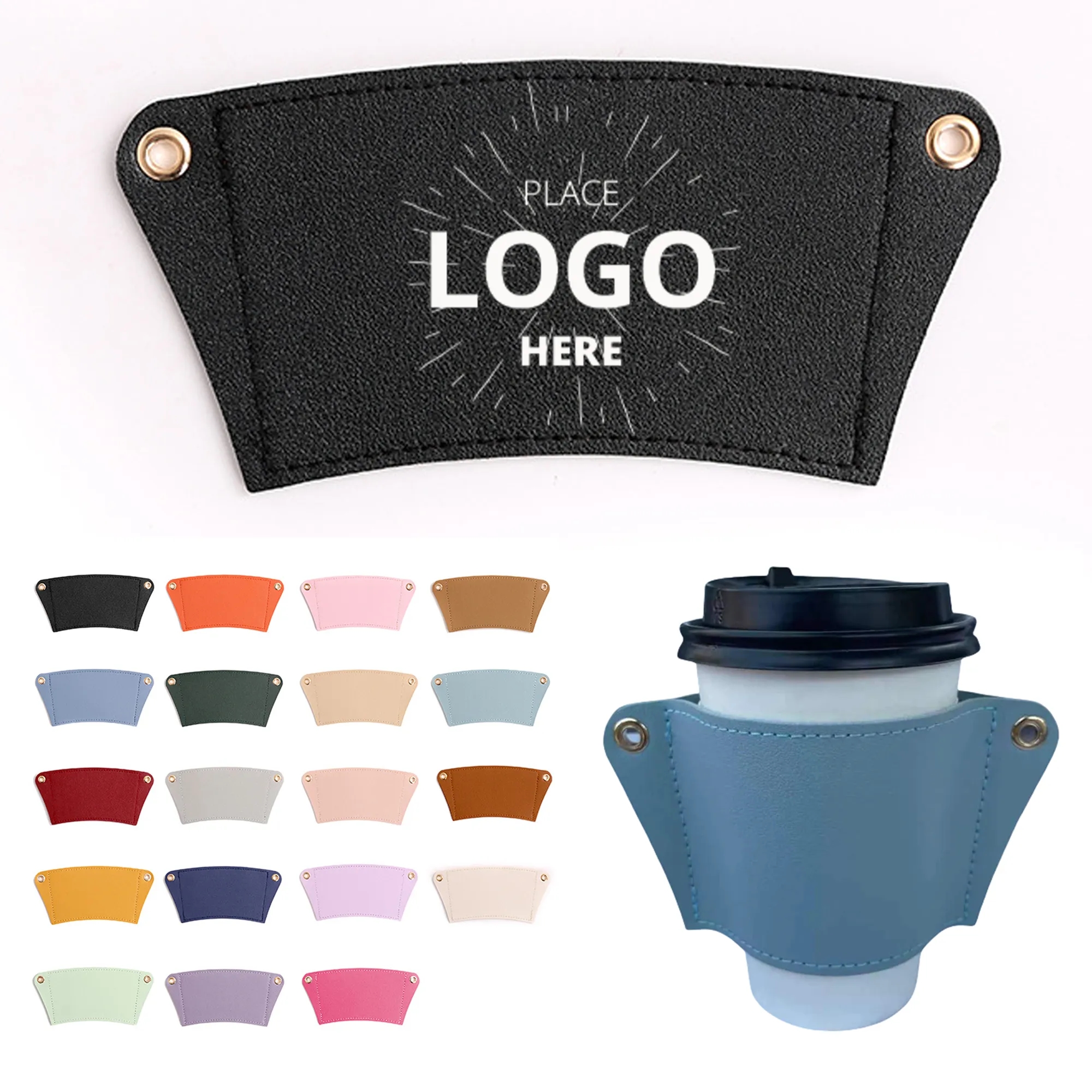 PU Leather Cup Sleeve 4