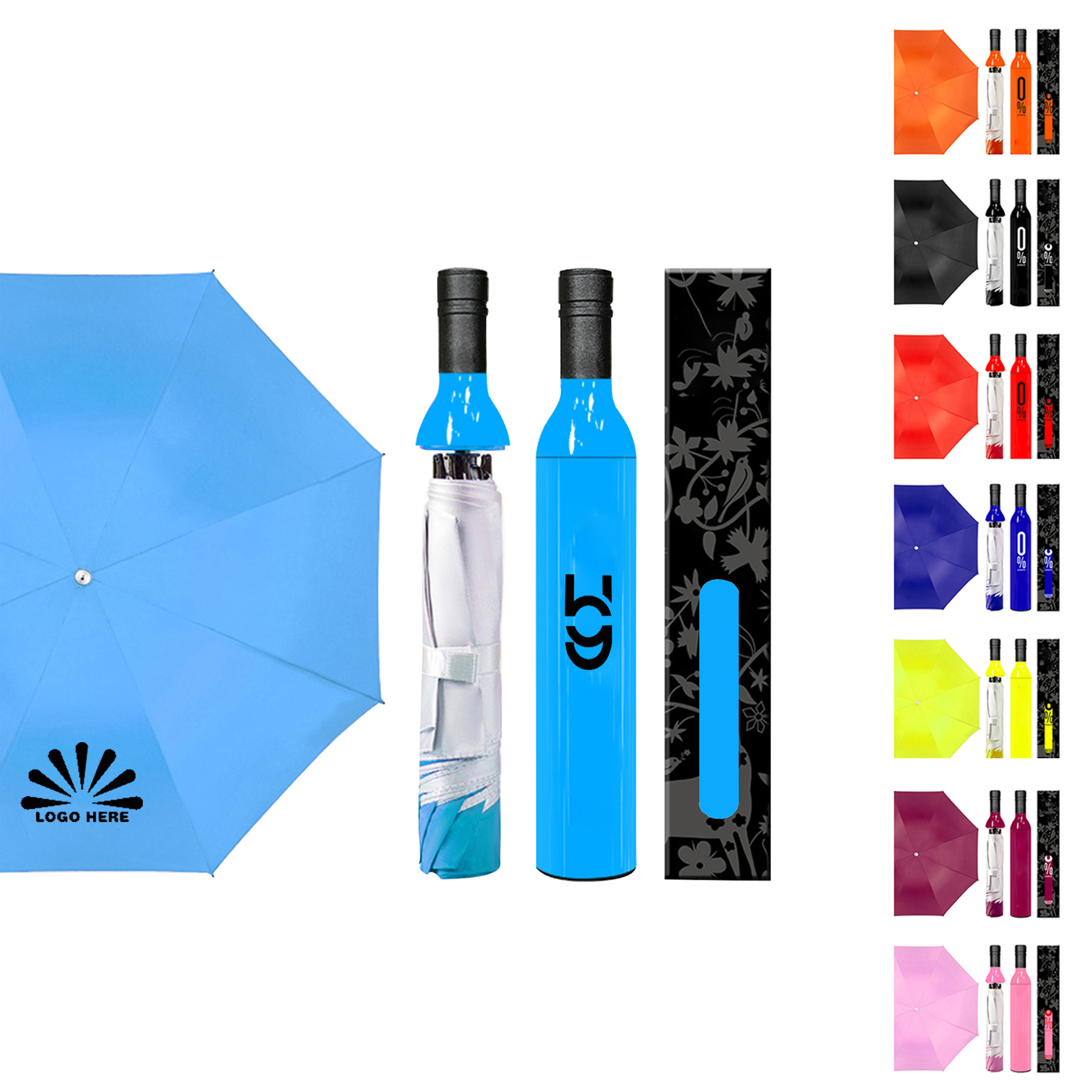 Creative Folding Sun & Rain Umbrella 1
