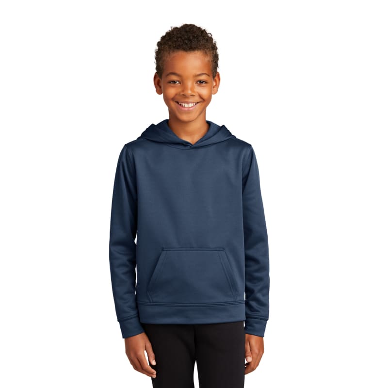 Port & Company Youth Performance Fleece Pullover Hooded Sweatshirt. 8