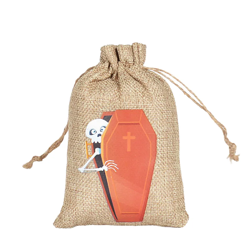 Burlap Drawstring Bag 3.94x5.91x1.18 Inch Compact Size 9