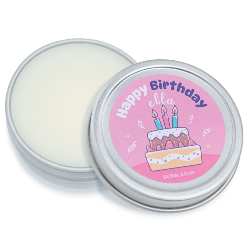 Custom Natural Lip Balm Tins 5