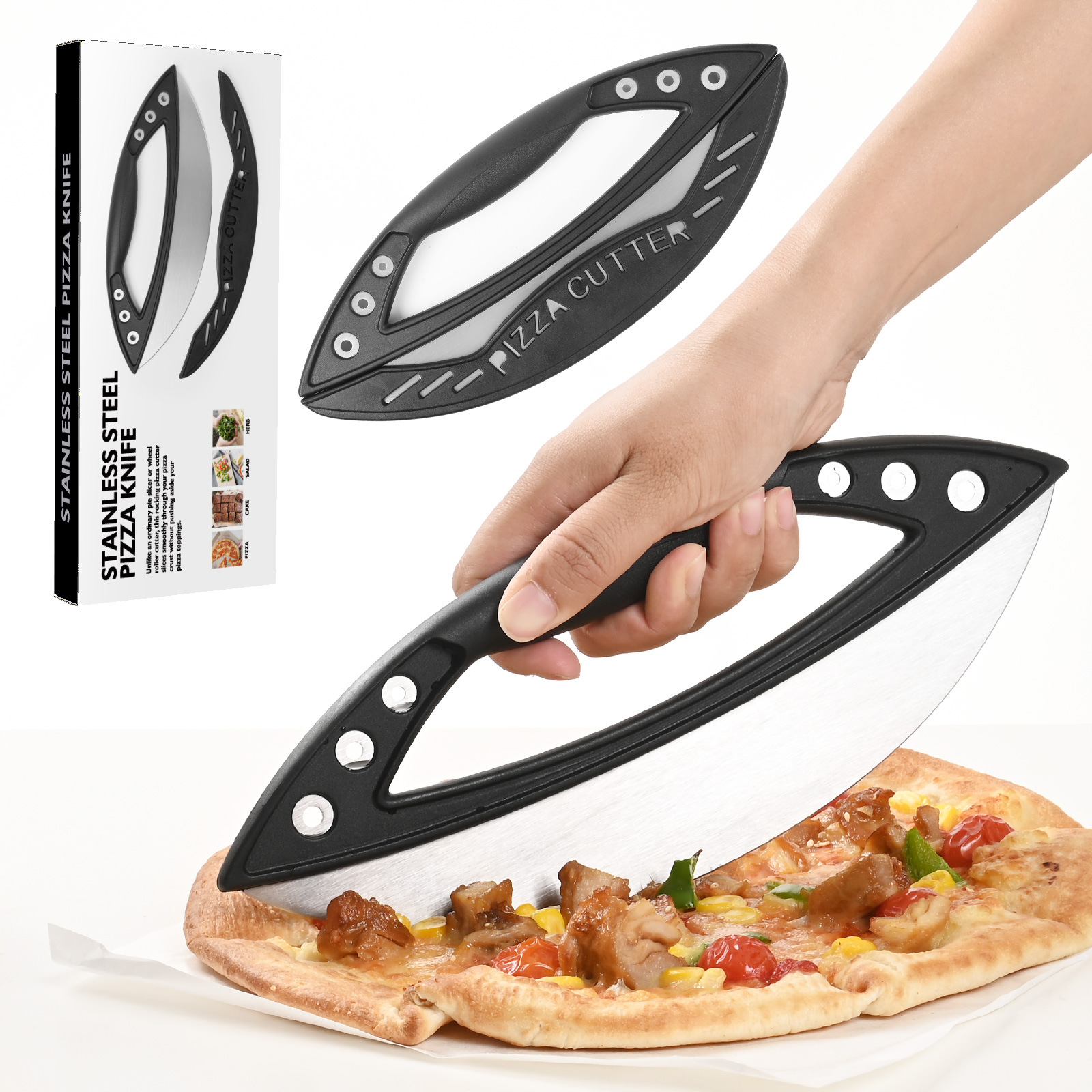 Stainless Steel Pizza Cutter 2