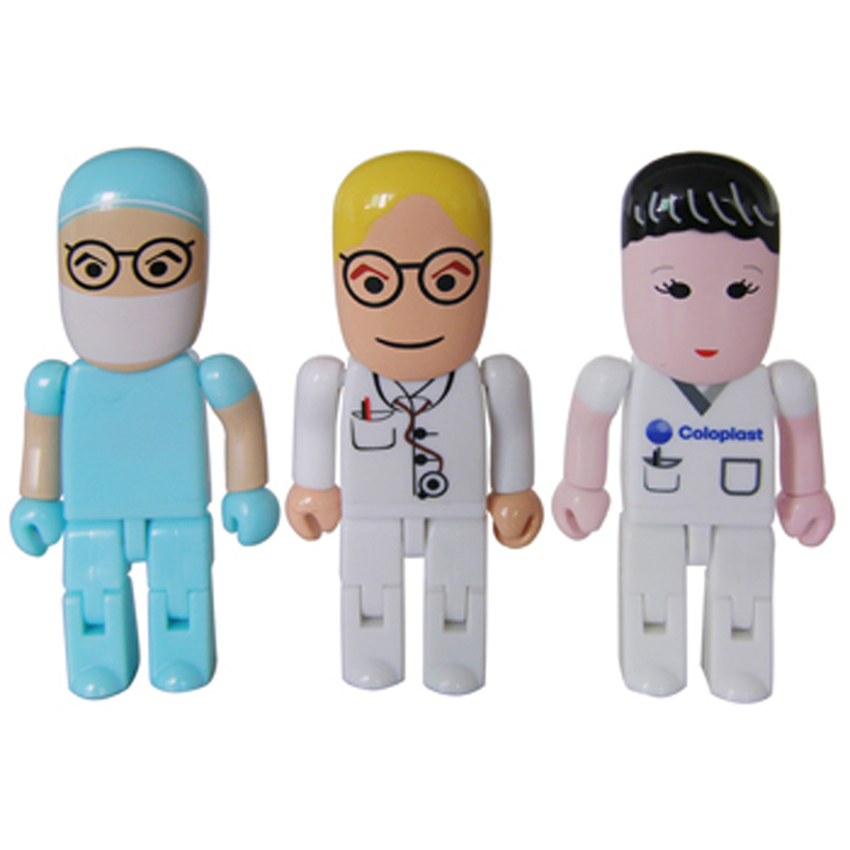 Doctor, Nurse, Surgeon, Medical Personnel Shaped USB Drive With Moveable Legs And Arms 11