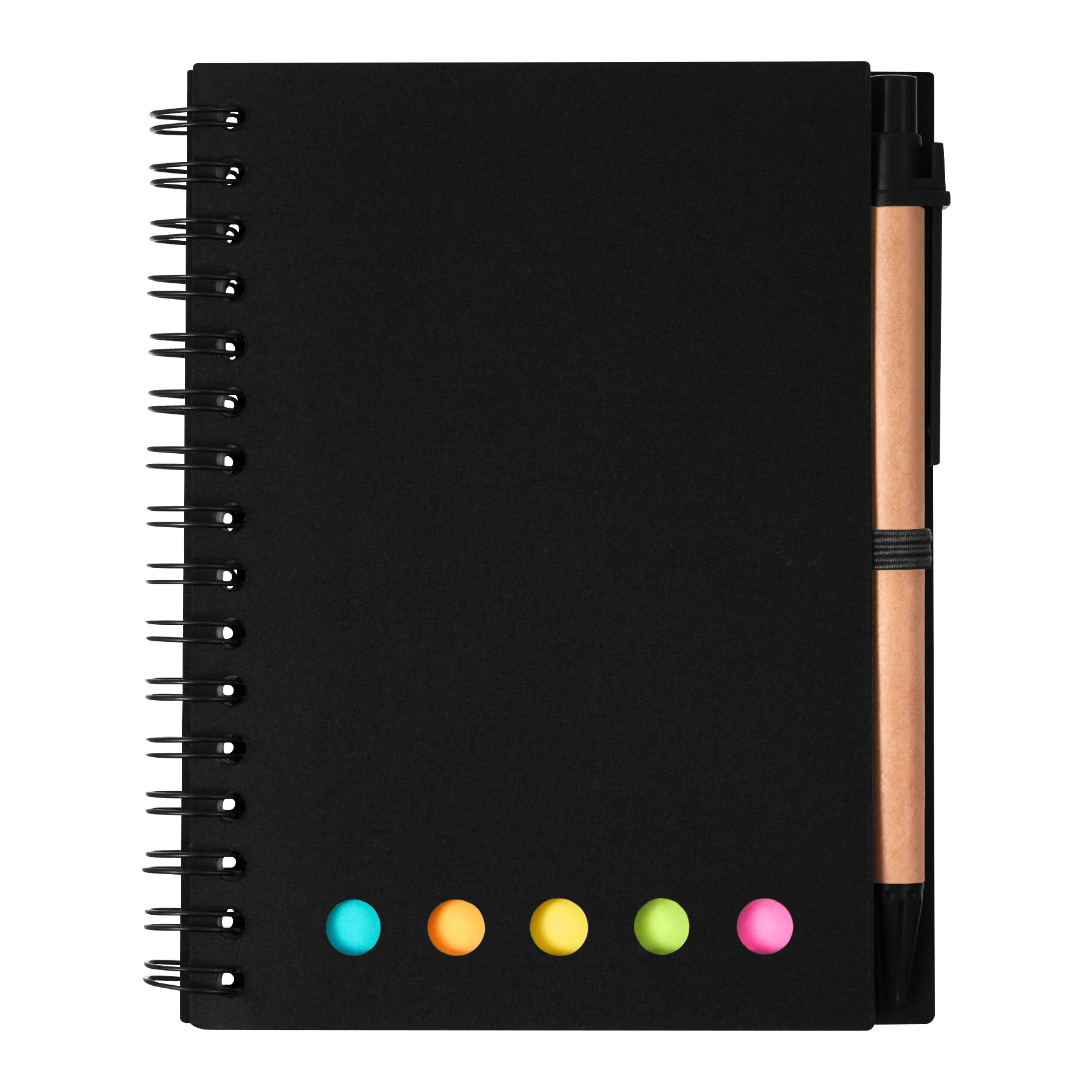 Spiral Notebook With Pen And sticky Notes 14