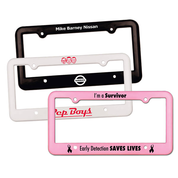 License Plate Frame - 4 Holes 1