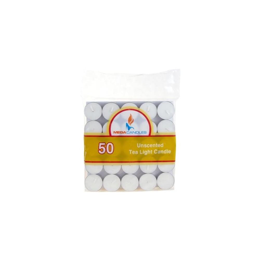 Tealight Candles - White Unscented 50 Pack 2