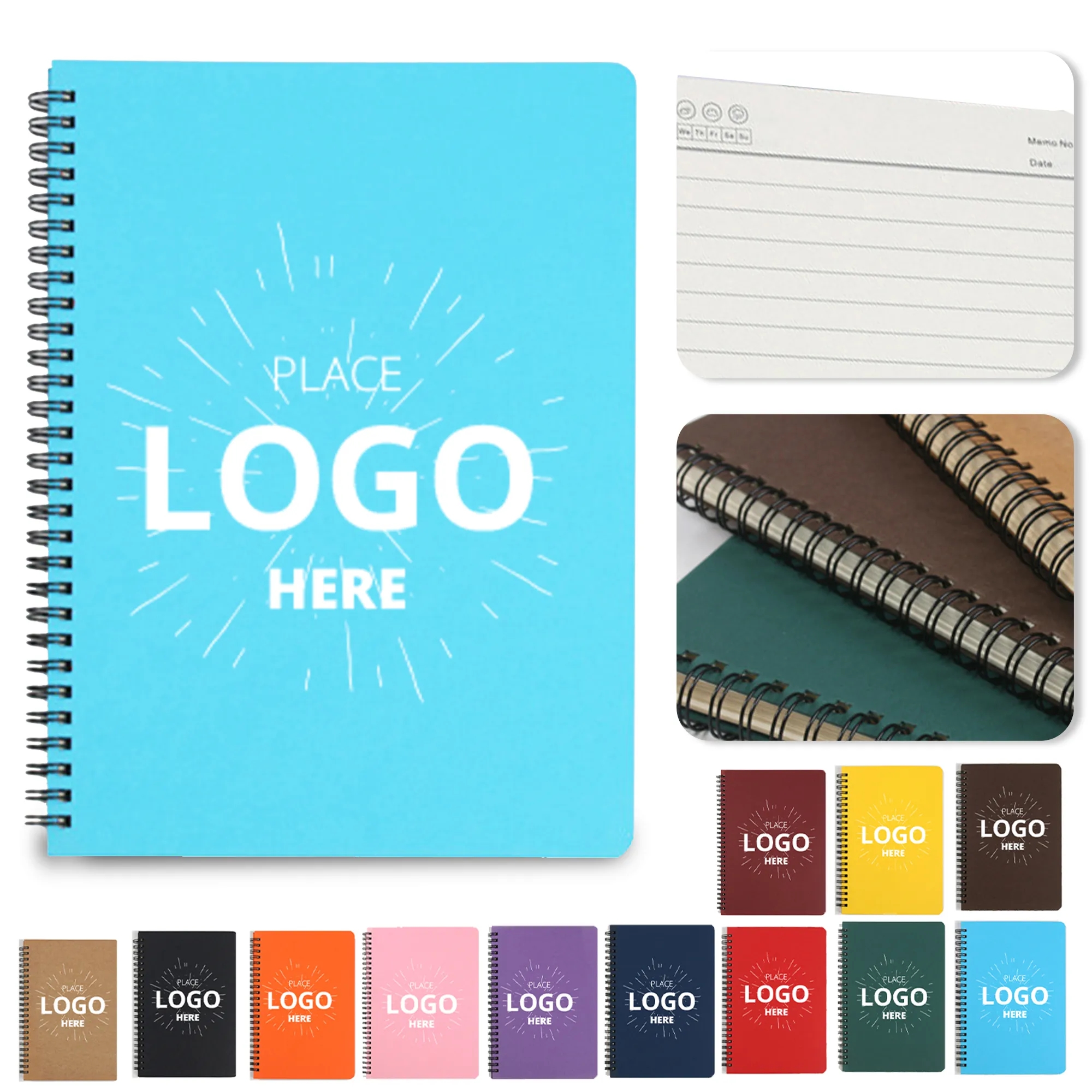 A5 Kraft Cover Spiral Notebook