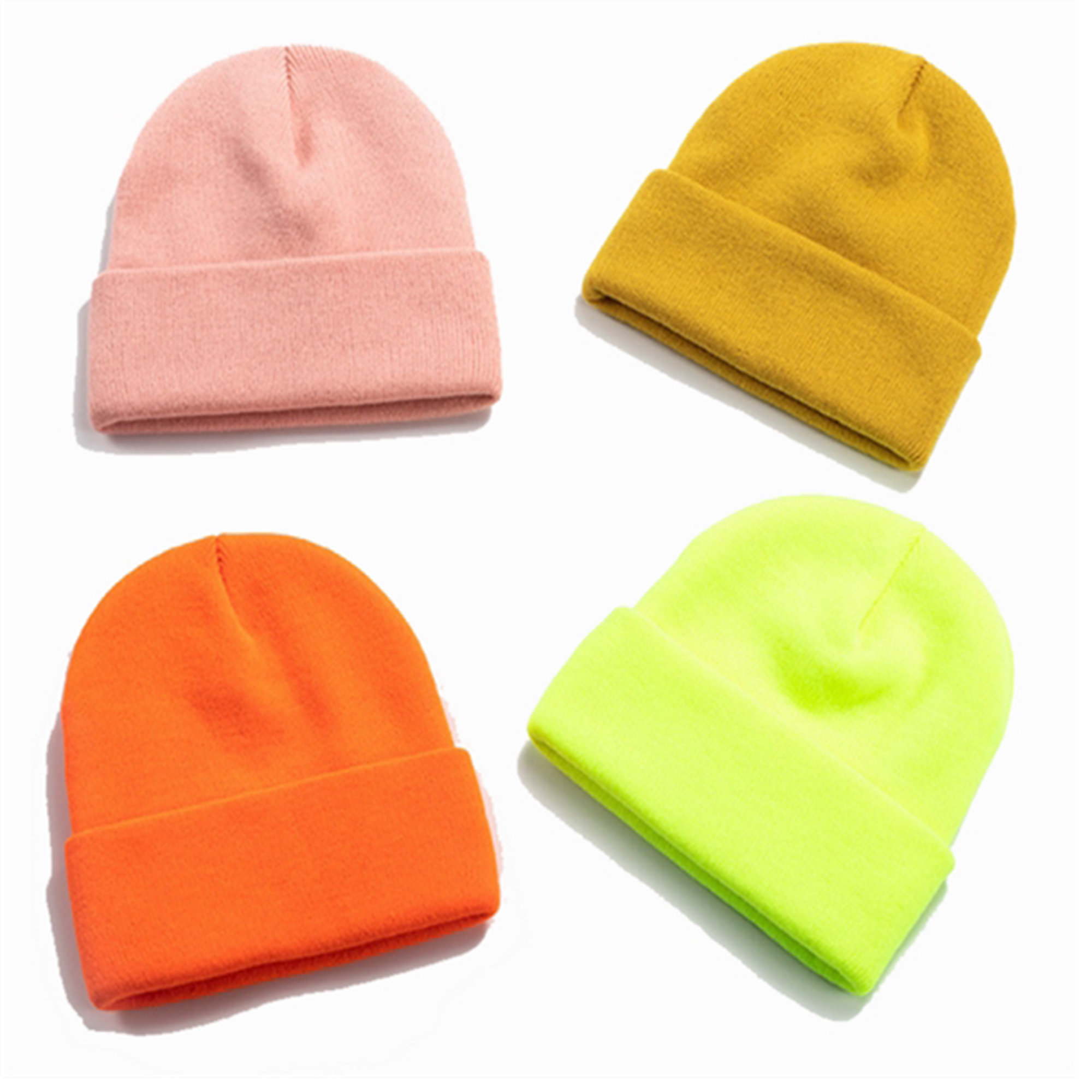 Durable Pom Knitted Acrylic Hat 1