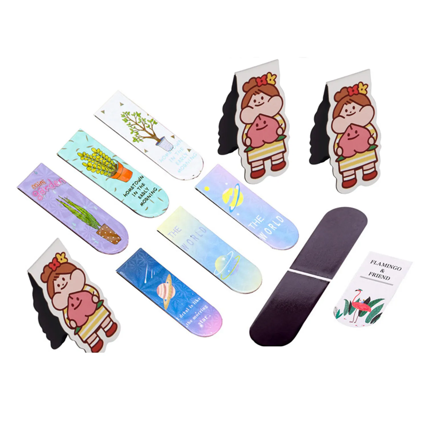 Colorful Folding Magnetic Bookmark 2