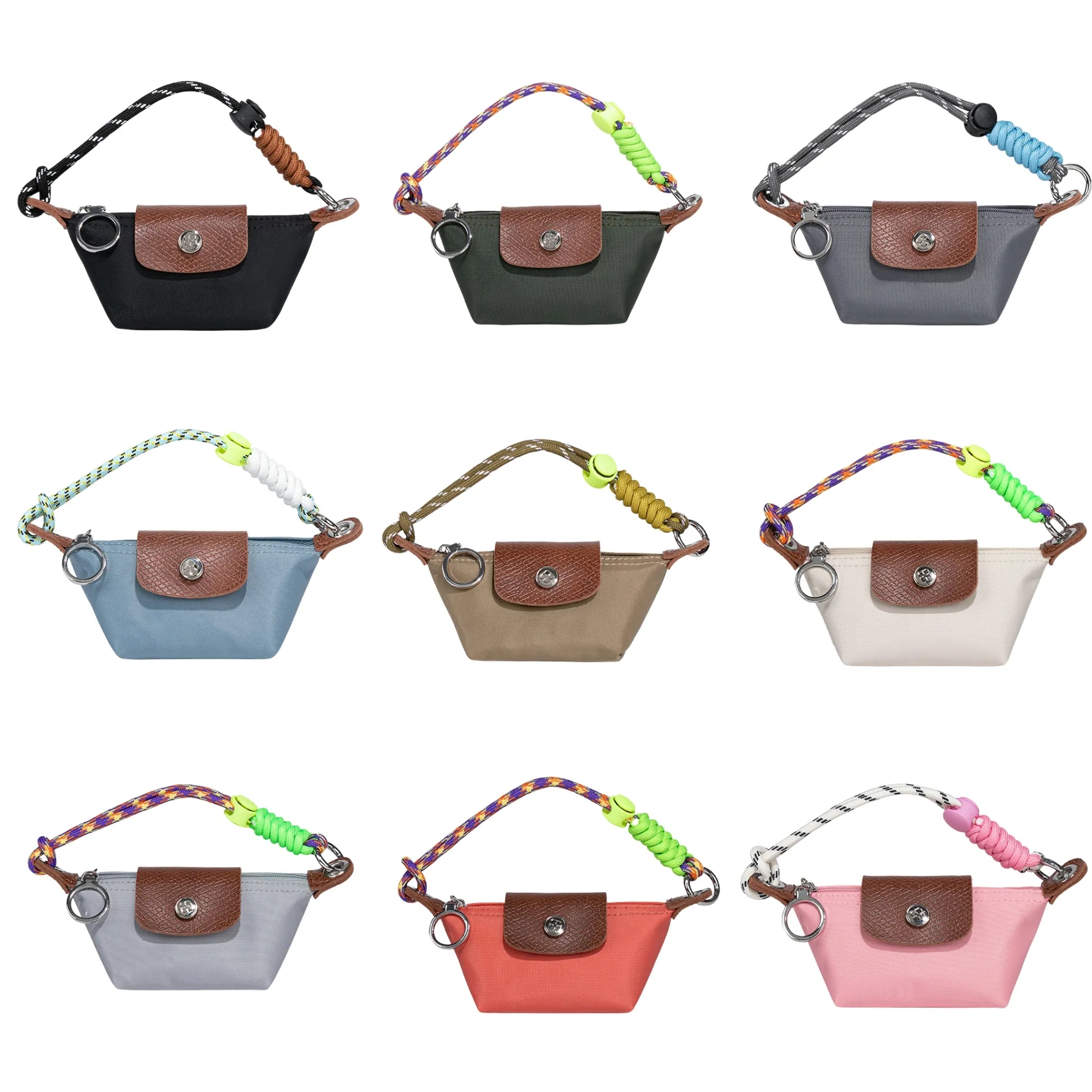 Nylon Mini Dumpling Bag Coin Purse Pouch 2