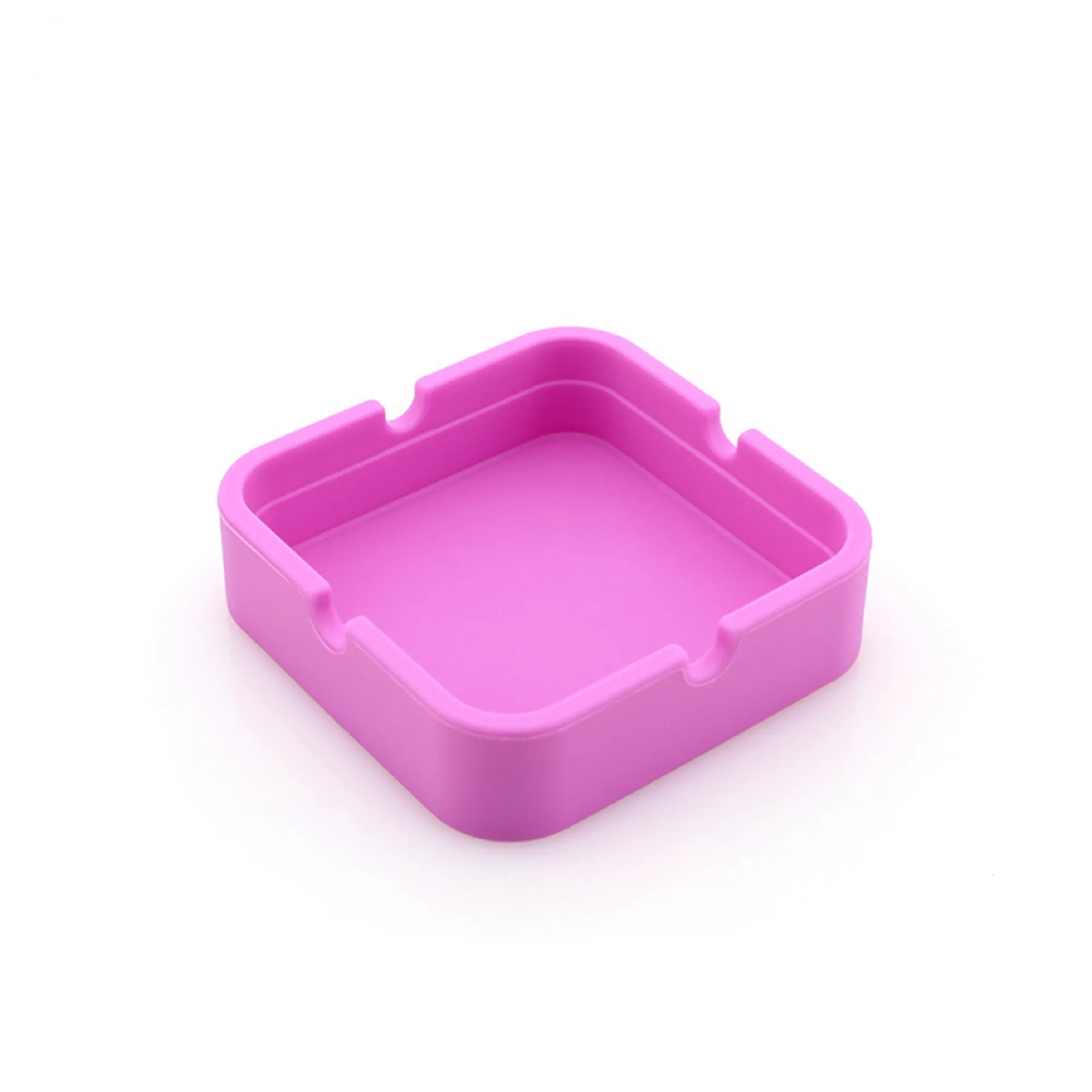 Square Silicone Unbreakable Ashtray 9
