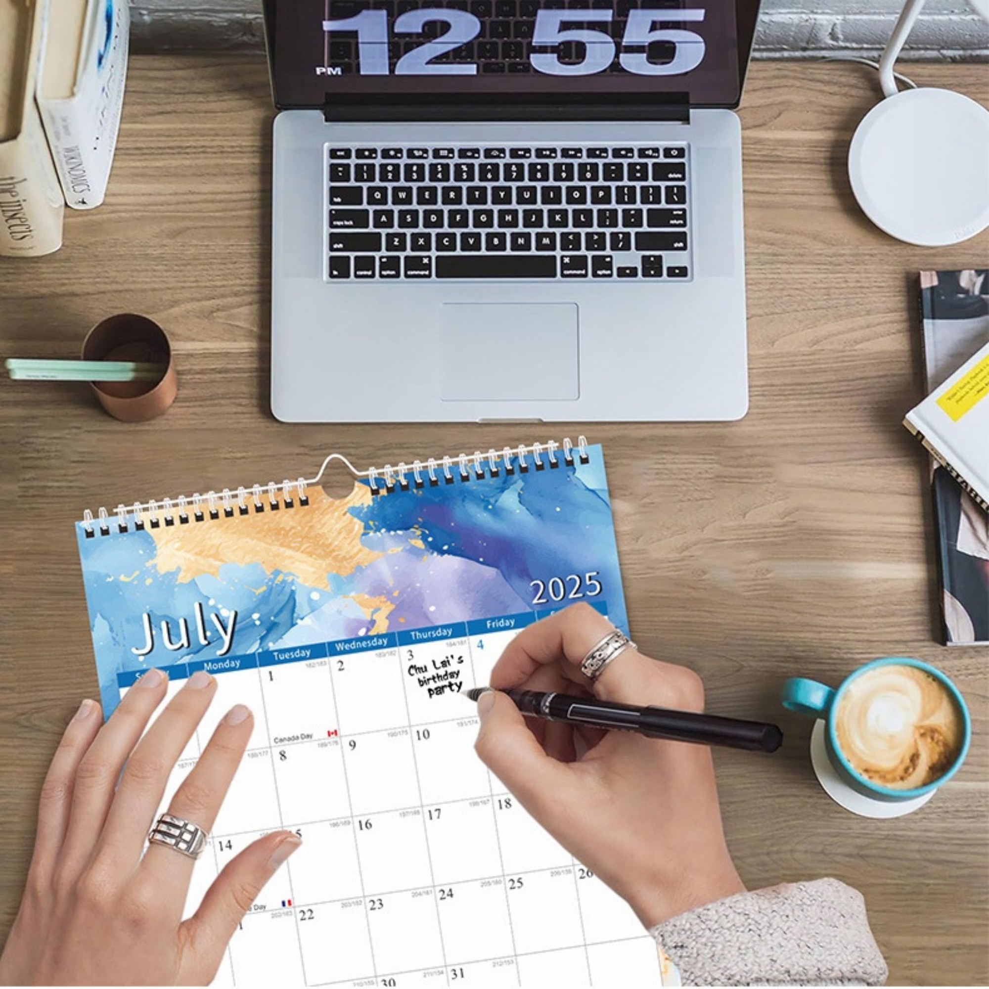 18 Months 14"*11" Wall Calendar From Jan 2025 To June 2026 2