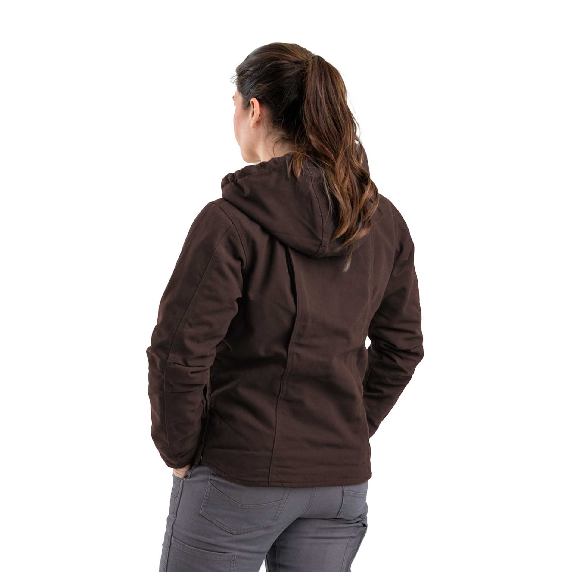 Berne Sherpa-Lined Softstone Duck Hooded Jacket 73